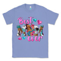 Colony Blue Best Mom Ever Afro Woman Classic Tee - texasbilliewilder
