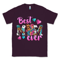Plum Best Mom Ever Afro Woman Classic Tee - texasbilliewilder