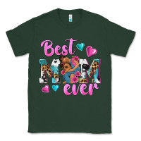 Sports Green Best Mom Ever Afro Woman Classic Tee - texasbilliewilder