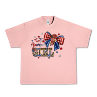 Salmon cute american girl Urban Heavy Tee - JahusDesignShop