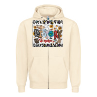 Sandshell Histtory Teacher Zipper Hoodie - CowhideDigitalArt
