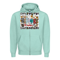Seafoam Histtory Teacher Zipper Hoodie - CowhideDigitalArt