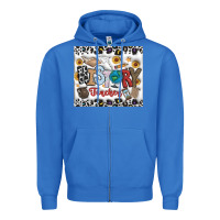 True Royal Histtory Teacher Zipper Hoodie - CowhideDigitalArt