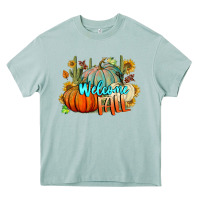 Arona Welcome Fall Pumpkins Heavy Core Tee - BundleAndBundleShop