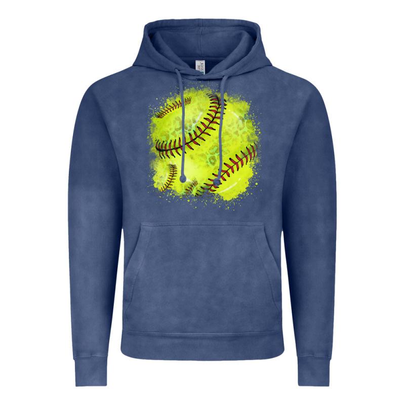 Softball Background Vintage Hoodie by HowdyJamesFarm | Teevron
