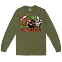 Army Green all the jingle ladies Long Sleeve Tee - CowGirlArtShop