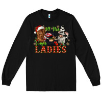 Black all the jingle ladies Long Sleeve Tee - CowGirlArtShop