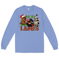 Colony Blue all the jingle ladies Long Sleeve Tee - CowGirlArtShop