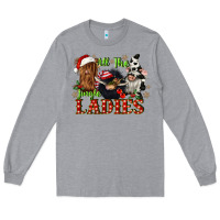 Heather Grey all the jingle ladies Long Sleeve Tee - CowGirlArtShop