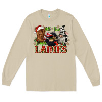 Mushroom all the jingle ladies Long Sleeve Tee - CowGirlArtShop
