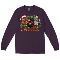 Plum all the jingle ladies Long Sleeve Tee - CowGirlArtShop