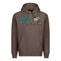 Coffee blessed teacher Premium Hoodie - BundleAndBundleShop