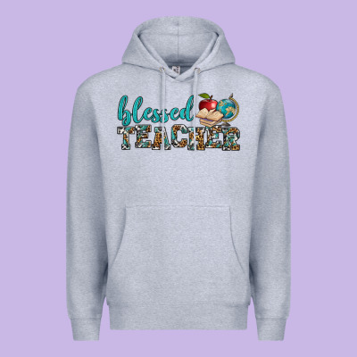 Blessed Teacher Premium Hoodie Designed By Bundleandbundleshop