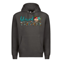 Smoke blessed teacher Premium Hoodie - BundleAndBundleShop