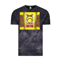 Cloud Black softball with leopard tumbler tbs Vintage Tee - TumblerDesignByShophia