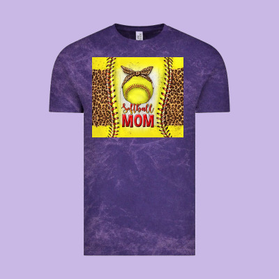 Softball With Leopard Tumbler Tbs Vintage Tee Designed By Tumblerdesignbyshophia