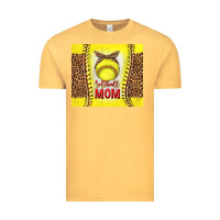 Vintage Mustard softball with leopard tumbler tbs Vintage Tee - TumblerDesignByShophia