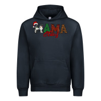 Navy mama claus Urban Hoodie - BarkalooDesign