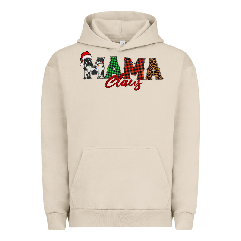 Mama Claus Urban Hoodie by BarkalooDesign | Teevron
