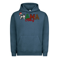 Pigment Midnight Navy mama claus Urban Hoodie - BarkalooDesign