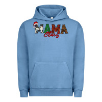 Pigment Pebble Blue mama claus Urban Hoodie - BarkalooDesign