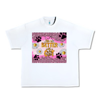 White life is better with a cat Urban Heavy Tee - TumblerDesignByShophia