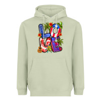 Matcha puerto rico love Heavyweight Hoodie - Artiststas