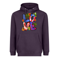 Plum puerto rico love Heavyweight Hoodie - Artiststas