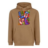 Toasted Coconut puerto rico love Heavyweight Hoodie - Artiststas