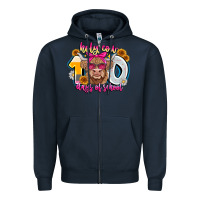 Navy Holy Cow 100 Days Of School Zipper Hoodie - CowhideDigitalArt