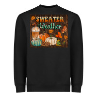 Black sweater weather tumbler Heavyweight Sweatshirt - BundleAndBundleShop