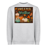 Heather Grey sweater weather tumbler Heavyweight Sweatshirt - BundleAndBundleShop