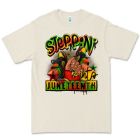 Bone Steppin' into Juneteenth black girl sneakers Premium Tee - RanaPortraitStore