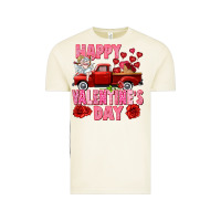 Vintage Arctic Happy Valentine's day red truck Vintage Tee - HowdyJamesFarm