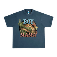 Midnight Navy Boy Mama western cactus Cowboy Urban Heavy Tee - HowdyJamesFarm
