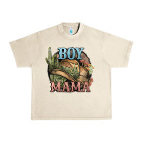 Sandshell Boy Mama western cactus Cowboy Urban Heavy Tee - HowdyJamesFarm