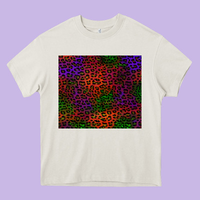 Halloween Leopard Heavy Core Tee Designed By Bundleandbundleshop