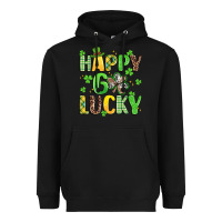 Black happy go lucky Heavyweight Hoodie - Artiststas