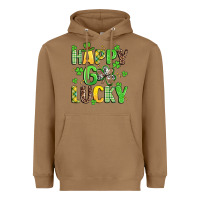 Toasted Coconut happy go lucky Heavyweight Hoodie - Artiststas
