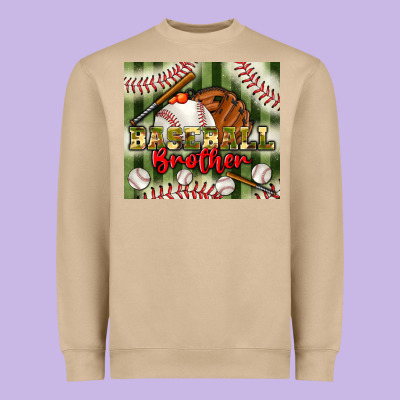 Baseball Brother Tumbler Heavyweight Sweatshirt Designed By Bundleandbundleshop