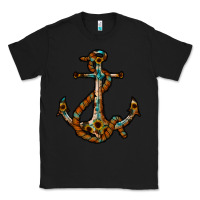 Black western anchor Classic Tee - RacoonDesign