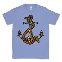 Colony Blue western anchor Classic Tee - RacoonDesign