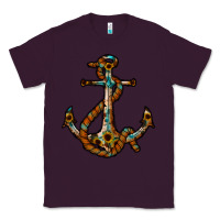 Plum western anchor Classic Tee - RacoonDesign