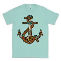 Seafoam western anchor Classic Tee - RacoonDesign