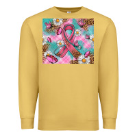 Antique Gold Breast Cancer Ribbon Stethoscope Premium Sweatshirt - Artiststas