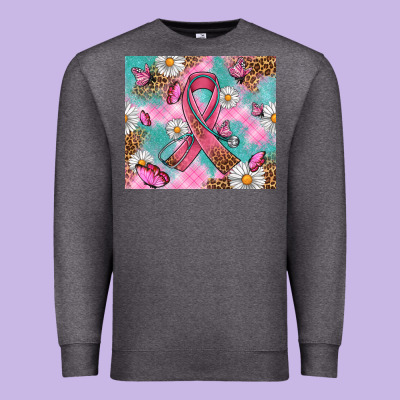 Breast Cancer Ribbon Stethoscope Premium Sweatshirt Designed By Artiststas