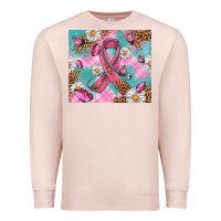 Pale Pink Breast Cancer Ribbon Stethoscope Premium Sweatshirt - Artiststas