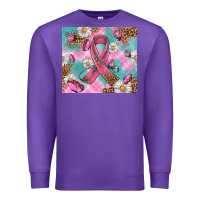 Purple Breast Cancer Ribbon Stethoscope Premium Sweatshirt - Artiststas
