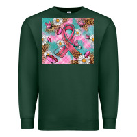 Sports Green Breast Cancer Ribbon Stethoscope Premium Sweatshirt - Artiststas
