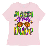 Bubblegum Pink mardi gras dude Ladies Tee - Artiststas